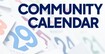 image of a calendar with community across it